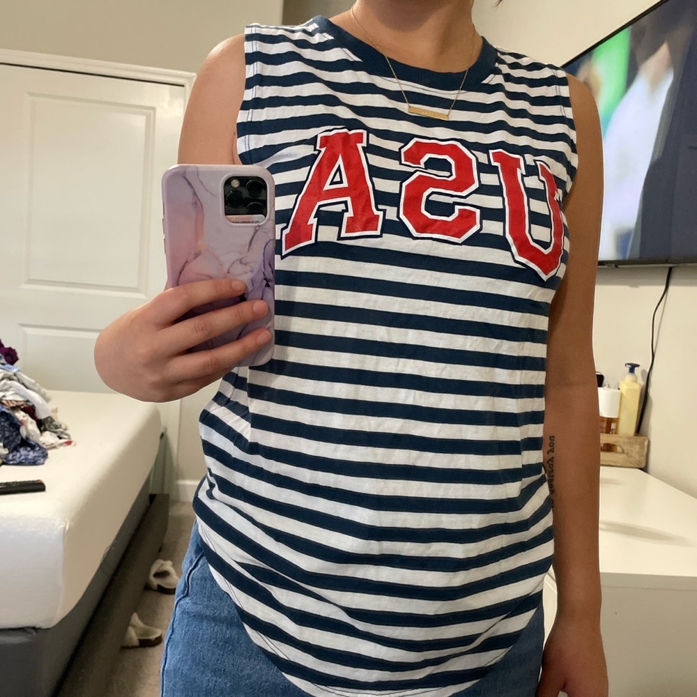 Striped tank top